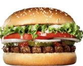 Real hamburger