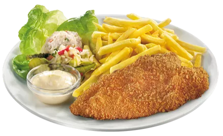 Kipschnitzel Menu
