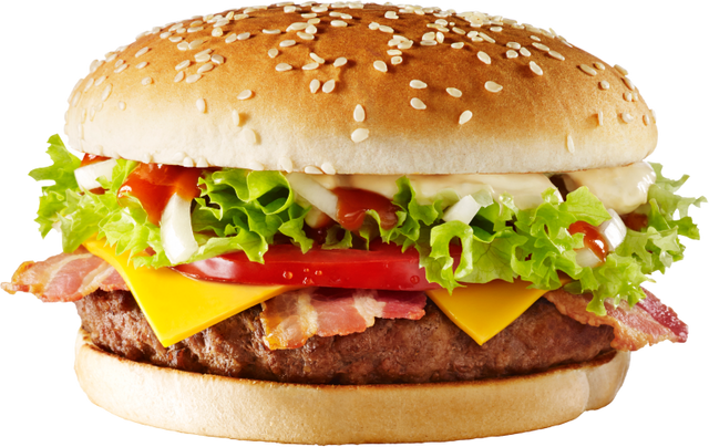 Broodje hamburger bacon