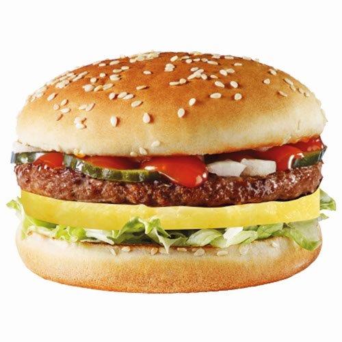 Broodje hamburger Hawaï