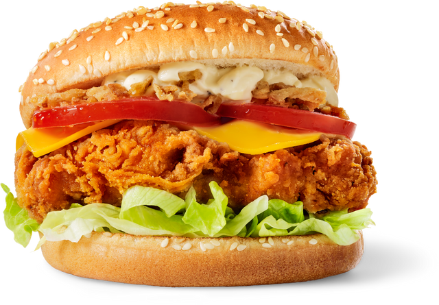 Broodje chickenburger (NIEUW)