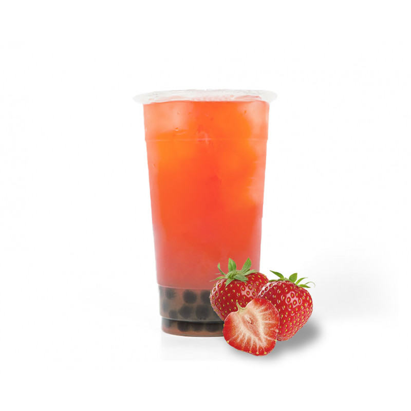 Aardbei Bubble Tea