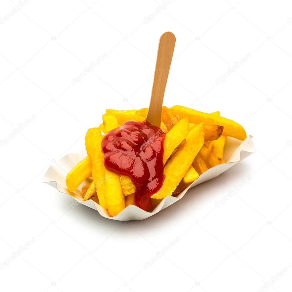 Friet ketchup