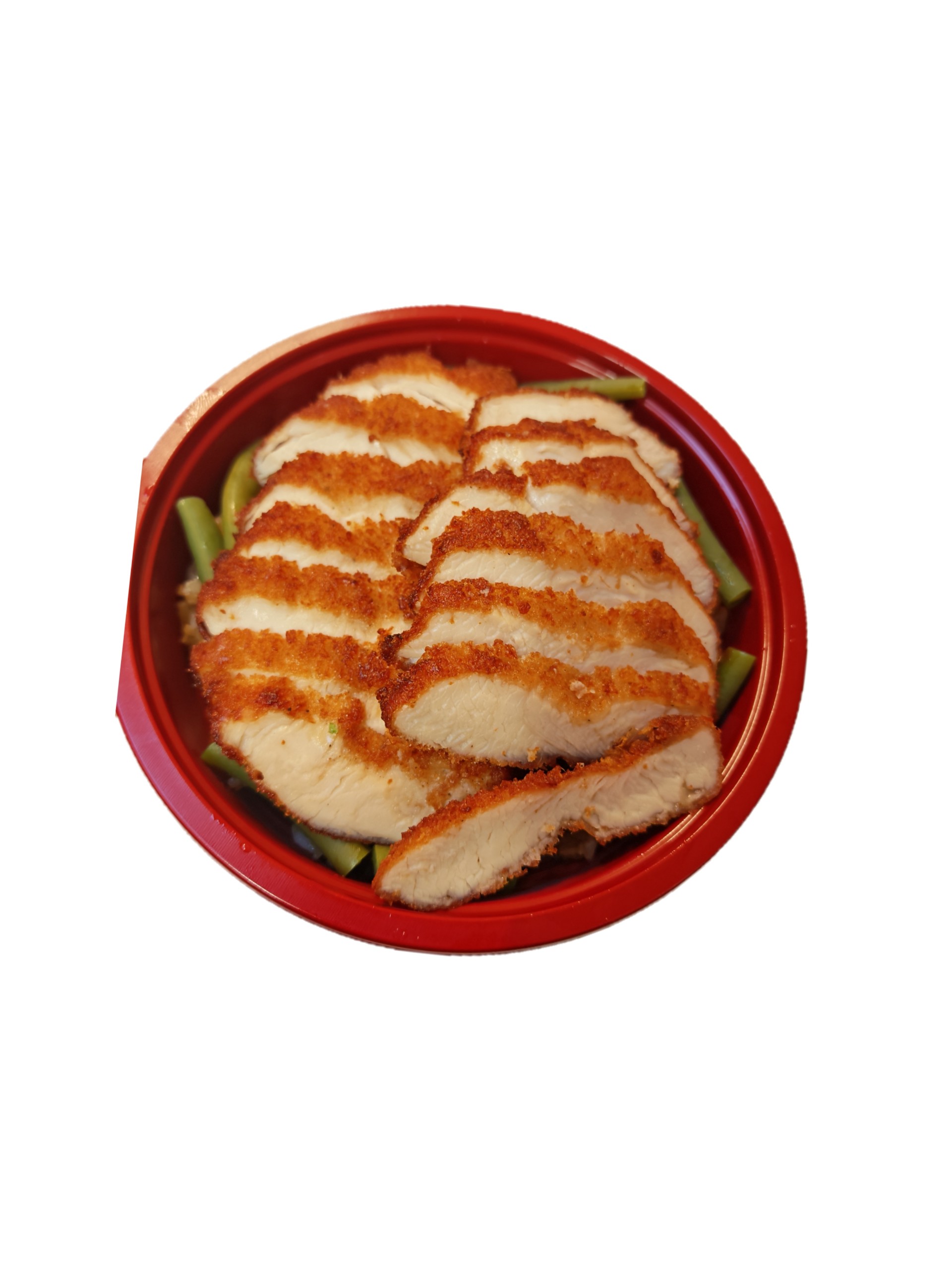 Gefrituurde kip bowl