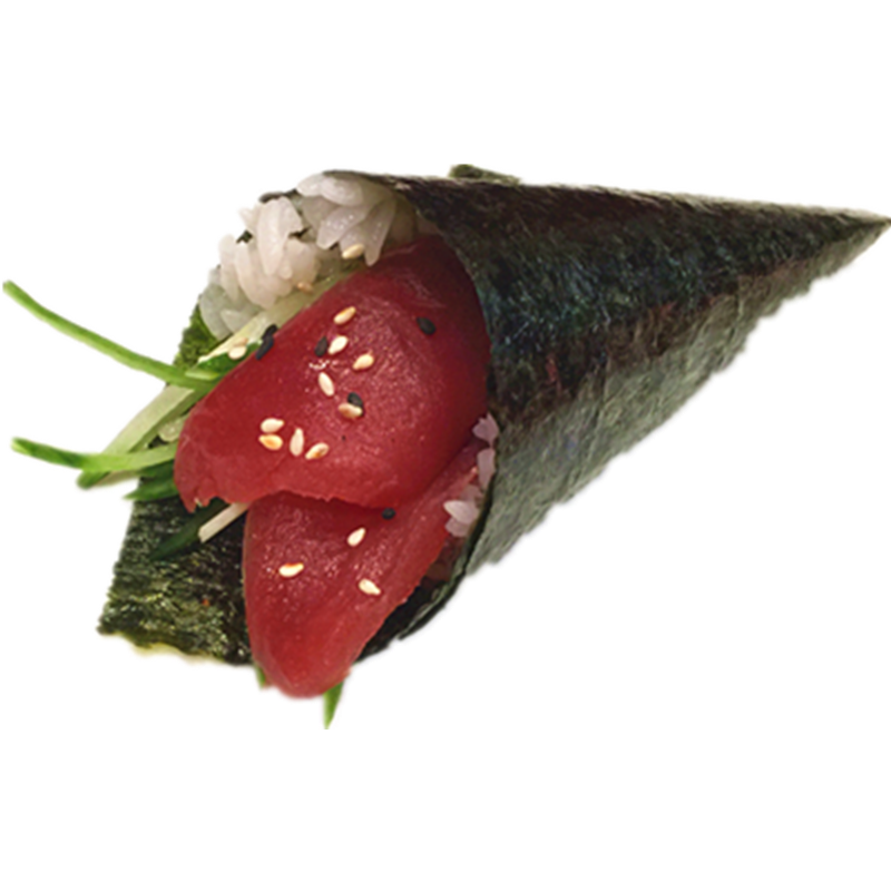 121. Maguro handroll