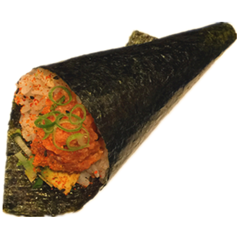 122. Spicy maguro handroll