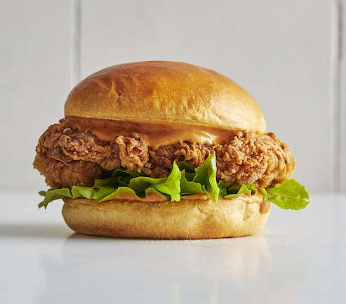 br. Chicken Tender Burger