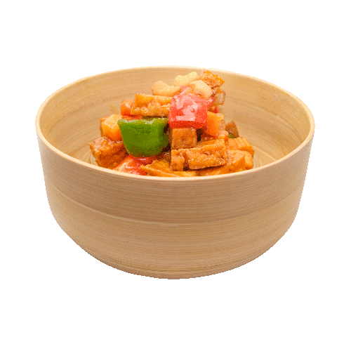 Tofu met Groenten in Hete Saus