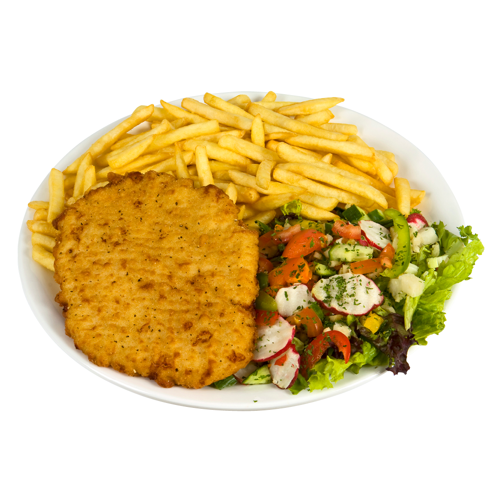 Kipschnitzel Menu