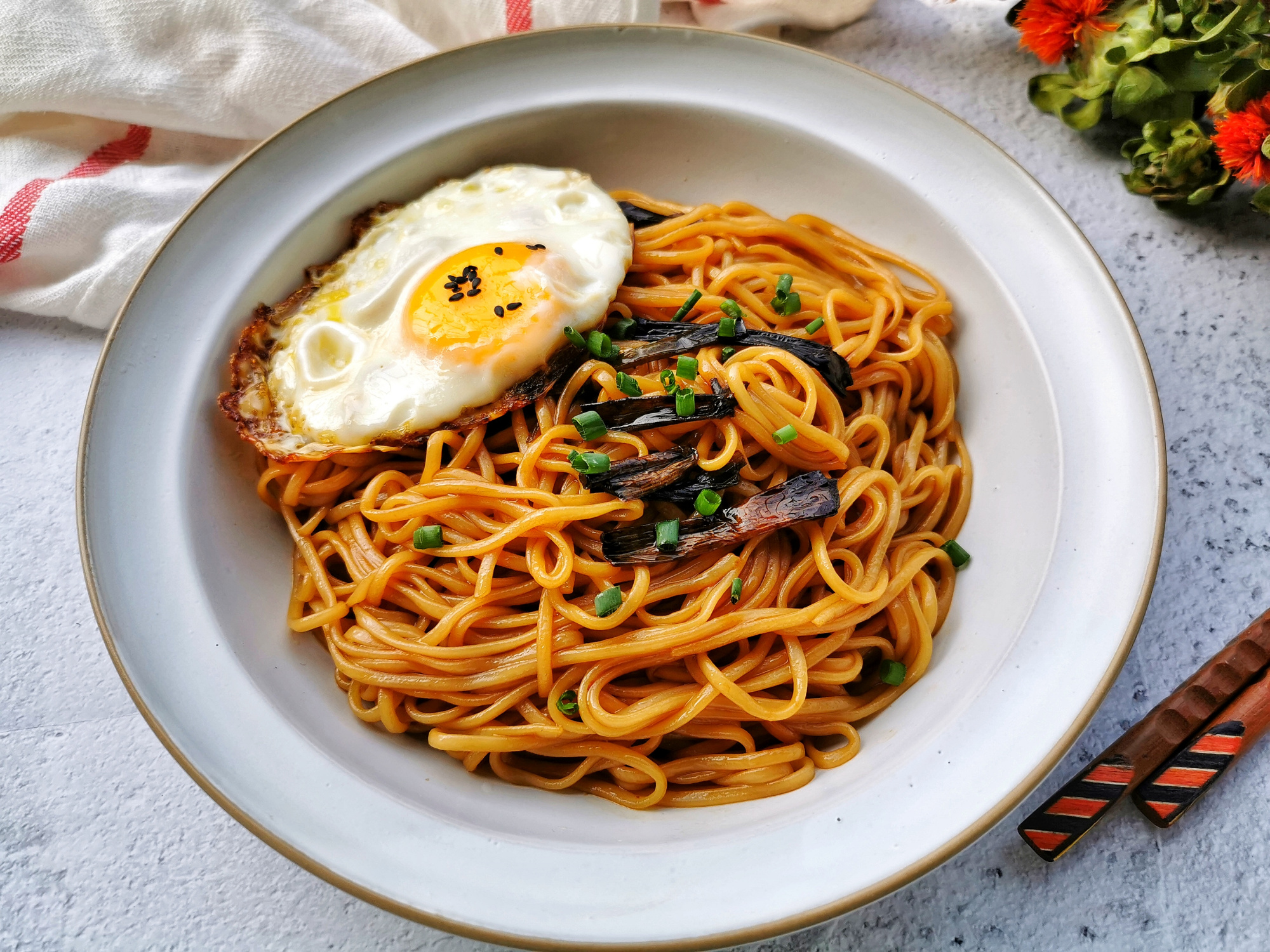 Scallion oil Noodles