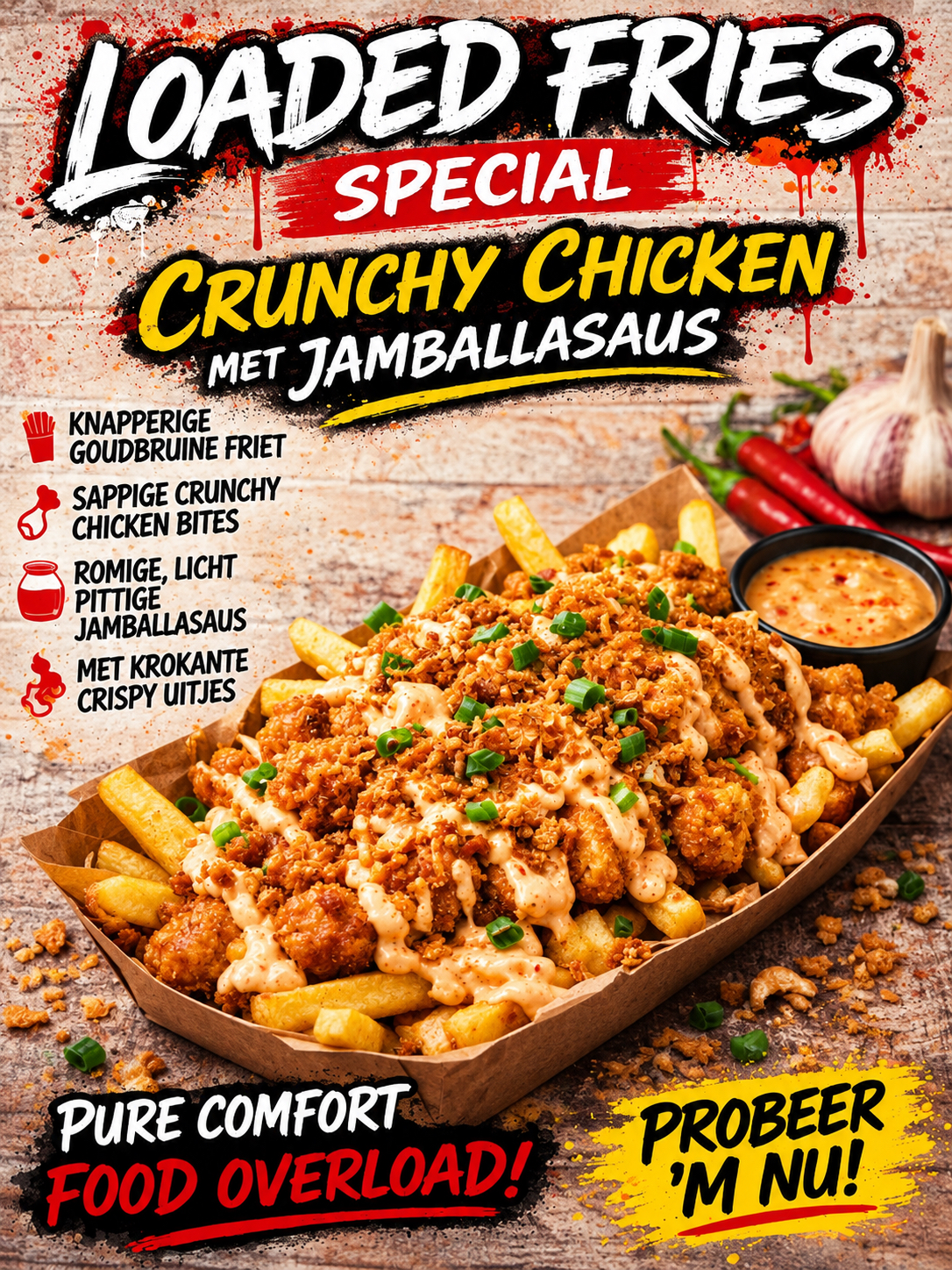 Crunchy chicken