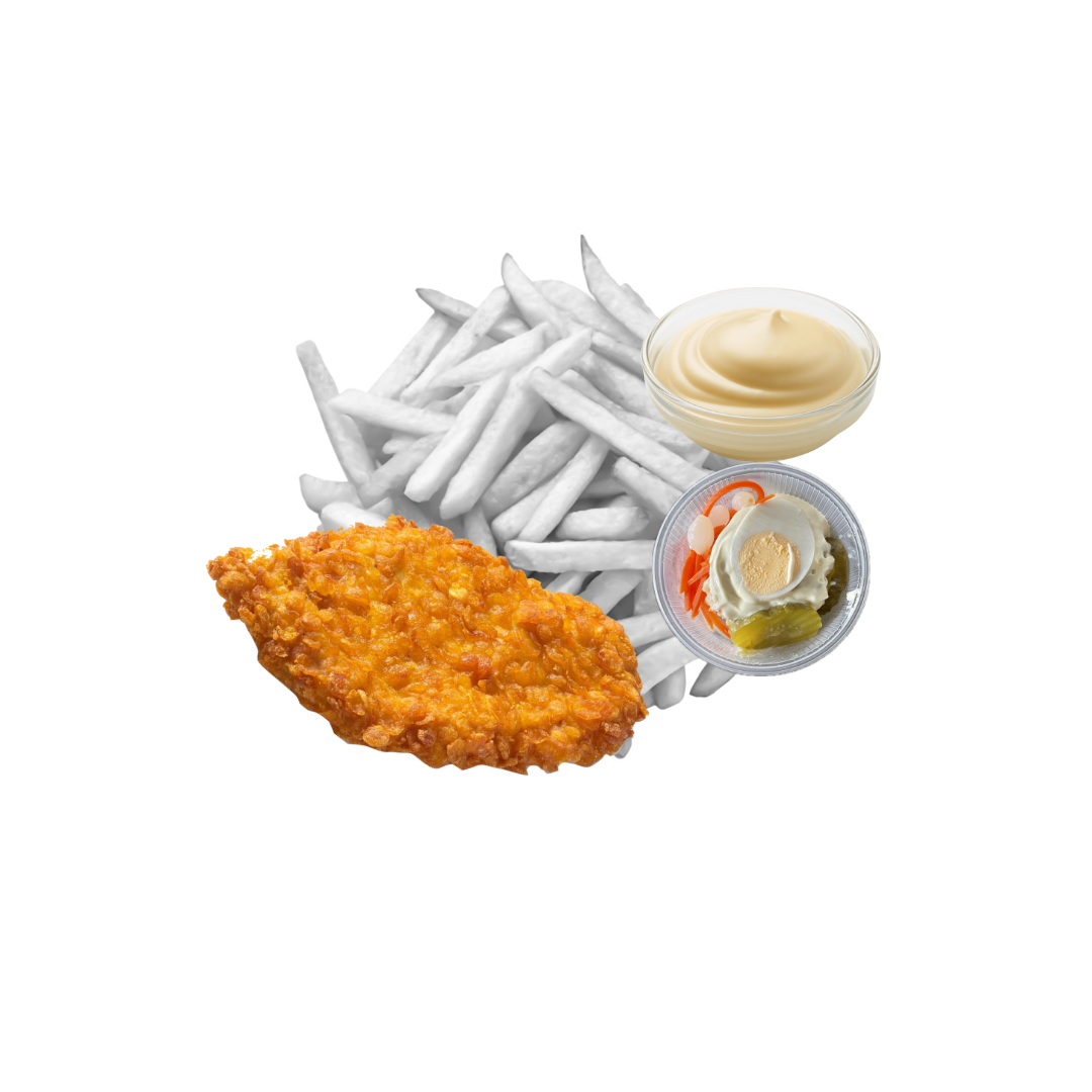 Kipschnitzel Menu
