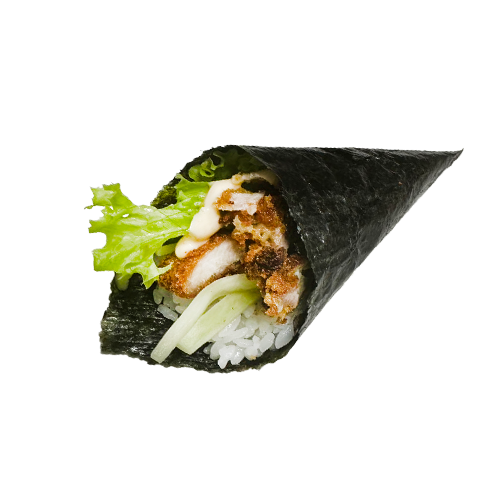 51. Crispy Tori Temaki
