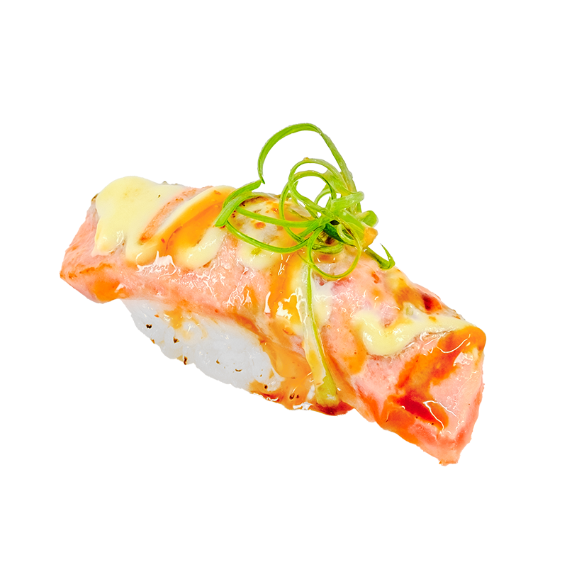 15. Geflambeerde tonijn nigiri
