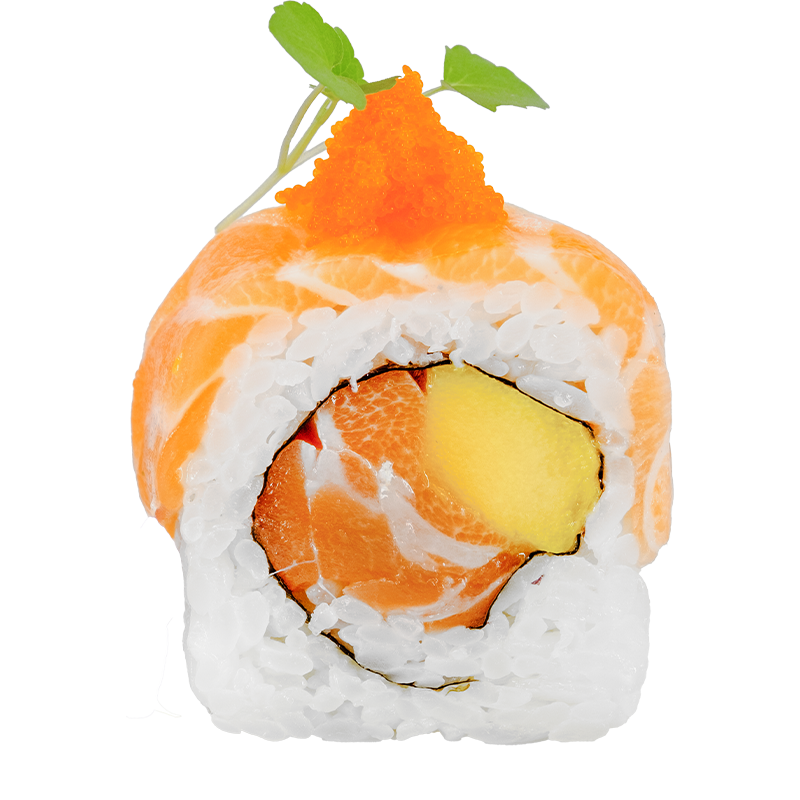 30. Zalm mango roll
