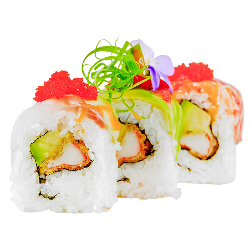34. Rainbow roll